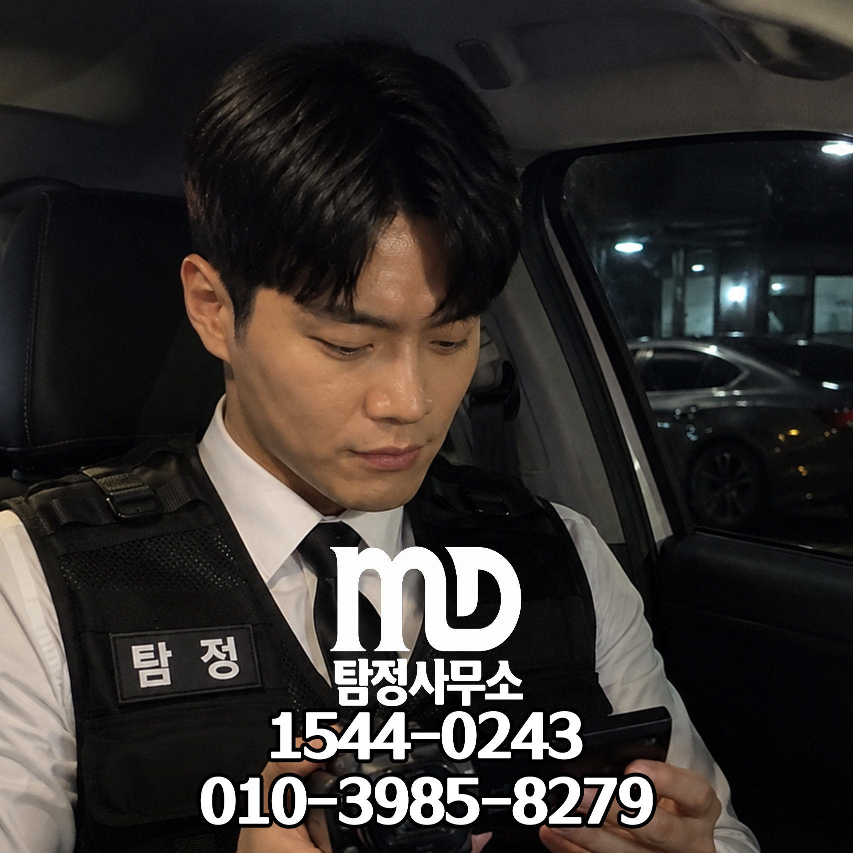 기업 사건 조사중인 엠디탐정